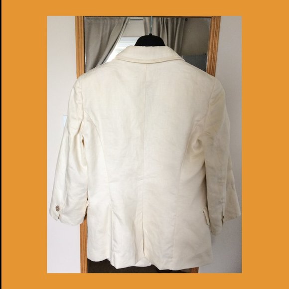 SportMax linen jacket size 6 - Picture 2 of 9